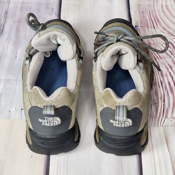 The North Face Women's Hiking Shoes X2 Size 8.5 Gray Blue Suede Lace Up Air Flow - Picture 5 of 8